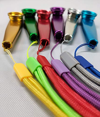 Metal Kazoo Musical Instruments Flutes, 6 Colors,Guitar,Ukulele, Violin, Piano Keyboard, Kazoos With Lanyards (06) - Thumbnail 4