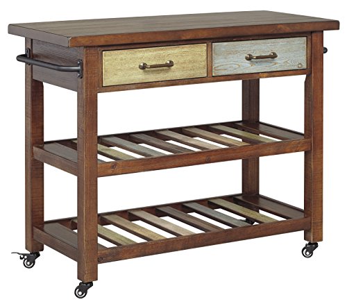 Marlijo Kitchen Cart Brown