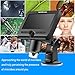 Digital Wireless Microscope, Veroyi 4.3 Inches LCD USB Digital Microscope 1080P 50X to 1000X WiFi Magnification Magnifier with 8 LED Adjustable Lights