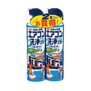 エアコン洗浄スプレー 無香性 420mL 2本セット