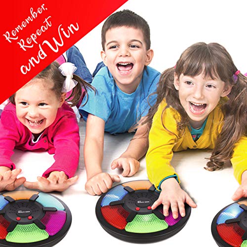 Handheld Memory Game, Light Up Memory Game with 6 Pattern Sequence