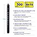 Aquarium Heater with Extra Thermometer,Submersible Fish Tank Water Heater with Adjustable Temperature 300W