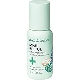 Peach Slices - Snail Rescue Intensive Serum (1.01 oz) - 95% Snail Mucin Concentrate - Reset, Renew & Smooth - Birch Juice, Hyaluronic Acid & Cica - Vegan & Cruelty Free - Korean Skin Care & Beauty