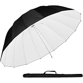 Godox 75in 190cm White Reflective Umbrella Large Reflective Umbrella for Photography Video Studio Potrait Shooting