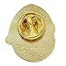 PinMart Christmas Santa Yellow Smiley Face Holiday Lapel Pin