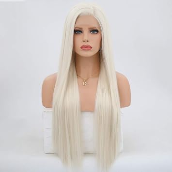 Amazon Com Lanting 150 Density Ash Blonde Long Silky Straight