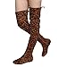 NATURE BREEZE FD72 Women's Stretchy Thigh High Flat Heel Boot Half Size Small