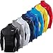 TCA Boys' Pro Performance Long Sleeve Running Compression Base Layer Top - Mock Neck - Black Mock Neck, S Boy (6-8 Years)