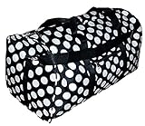 Custom Personalized 21 in Print Duffle, Overnight, Carry on Bag with Outside Pocket and Shoulder Strap