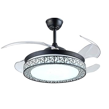 42inch Modern Bird S Nest Design Invisible Ceiling Fan With Light