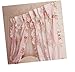 DIAIDI Korean Style Rustic Vintage Pink Rose Curtain Bedroom Floral Windowtreatment(Two Panels)