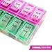 MEDca Weekly Pill Organizer, Twice-a-Day, 1 Pill Organizer New Attractive Coloring