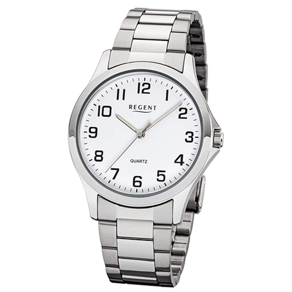 REGENT Men Analog Quartz Watch with Stainless Steel Strap 11090334