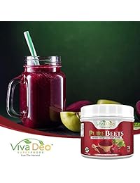 Viva Deo PureBeets - Suplemento remolacha, polvo puro 100 % orgánico, suplemento de óxido nítrico,...