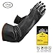 Chemical Resistant Gloves,Safety Work Cleaning Protective Heavy Duty Industrial Gloves,Natural Latex Elbow Length 22