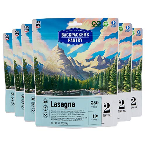 Backpacker's Pantry Lasagna, 2 Servings Per Pouch (6 Count), Freeze Dried Food, 19 Grams of Protein, Vegetarian - Thumbnail 6