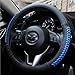 Vesul Blue Steering Wheel Glove Leather Cover For Mazda 3 Axela Mazda 6 CX-5 CX5 2013 2014 2015 2016