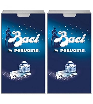 Baci Perugina mit Schokolade und Haselnüssen Gianduia 200gr X 2