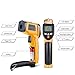 Infrared Thermometer, Non Contact Digital Laser Thermometer IR Thermometer Temperature Gun Instant Read Thermometer for Food Refrigerator Pool Oven -58℉~1202 ℉ (-50℃ ~ 650℃)