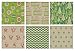 Note Card Cafe Bella Kraft Christmas Wrapping Paper | 6 Pack | 30 x 120 in rolls | Retro, Minimal Holiday Designs | Holidays, Christmas, Gifts, Presents, Exchanges, Showers | Recyclable, Biodegradable