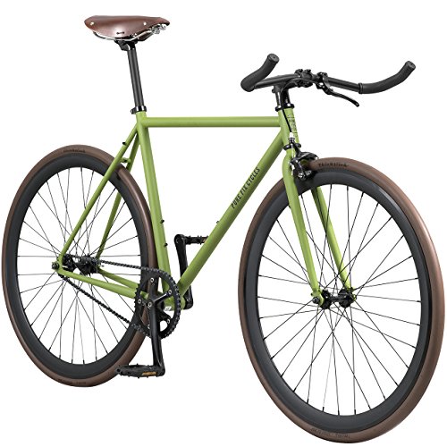 matte green bike