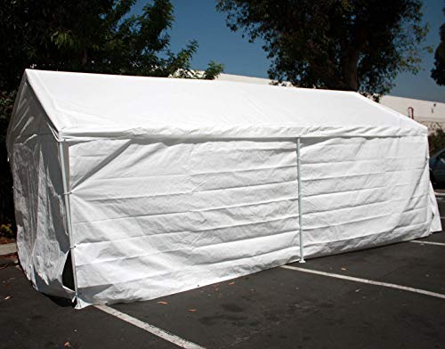 9TRADING Add On Canopy Garage Side Wall Kit 4 10'x20' Tent Parking Carport Party Shelter