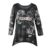 Halloween Trick or Treat Spider Web Tunic Top