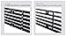 APS Fits 1992-1996 Ford Bronco/F-150/F-250/F-350 Stainless Black Billet Grille Grill #F85007J