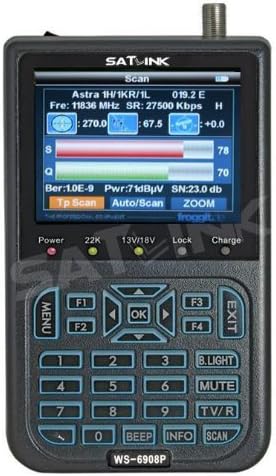 Satlink WS-6908P Professional Satellite Meter Satfinder DVB-S TV