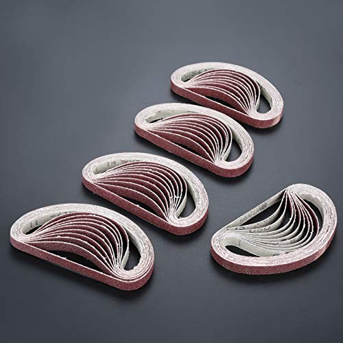 Belt Grinder - 50pcs 33010mm Abrasive Sanding Belt 80 Grit Oxide Sander Grinder Belt For Angle Grinder Accessories
