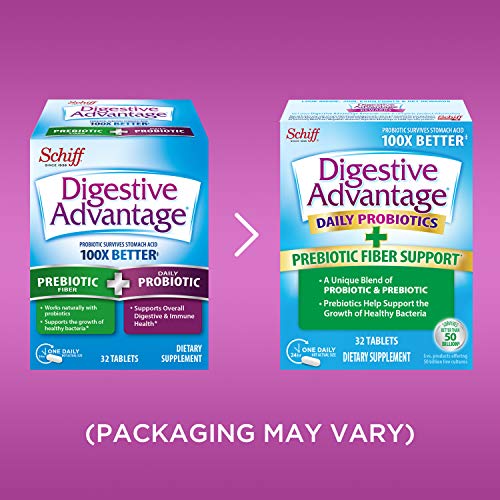Digestive Advantage Prebiotic Fiber + Probiotics for Digestive Health