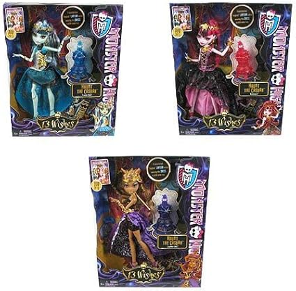 monster high 13 wishes dolls