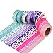 Mudder 10 Rolls Washi Tapes for Scrapbooking Arts Crafts Office Party Supplies and Gift Wrapping