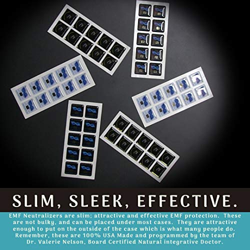 Cell Phone EMF Protection Radiation Neutralizers + Free $45 Voucher for 3 EMF Radiation Neutralizer Buttons - Slim Design - Proudly 100% USA Made - 10 or 20 Pack - Developed by Dr. Valerie Nelson - Thumbnail 6
