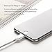 SUKAR Magnetic Charger Cable Adapter for Iphone 6s, Iphone 6s Plus, Iphone 6, Iphone 6 Plus, Iphone 5, Iphone 5c, Iphone 5s, Ipad Pro, Ipad mini, Ipad Air 3.3ft 1M 3.3 Feet (Silver)