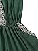 Romwe Women's Casual Embroidered Tape Detail Cami Romper Jumpsuit with Pockets Green M