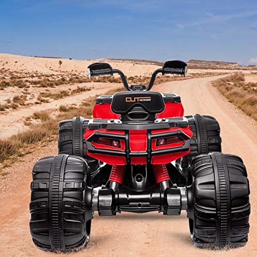 Hulaloveshop US Ship 5-7 Days 12V Battery Powered Riding ATV Quad Electric