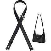 PH PandaHall 30.7~42.5 inch Adjustable Crossbody Replacement Strap Leather Purse Strap 1.7 inch Wide Purse Strap Crossbody Leather Shoulder Strap Black Handbags Straps for Handbags Shoulder Bag