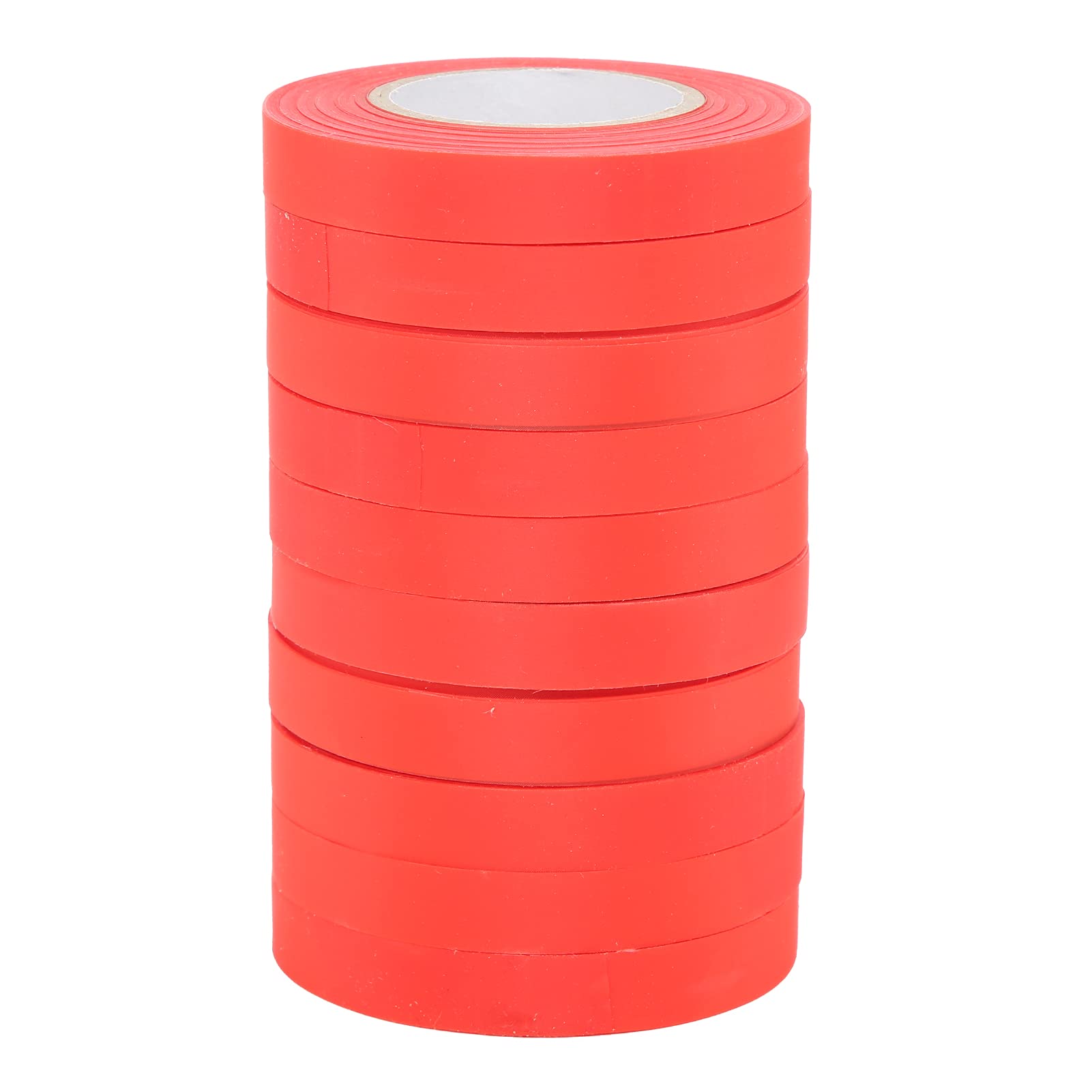 Walfront 10Pcs Tie Stick Tape PE Material Reusable Multipurpose Plant Support Climbing Tape Hand Plant Tying Machine Garden Tool Red