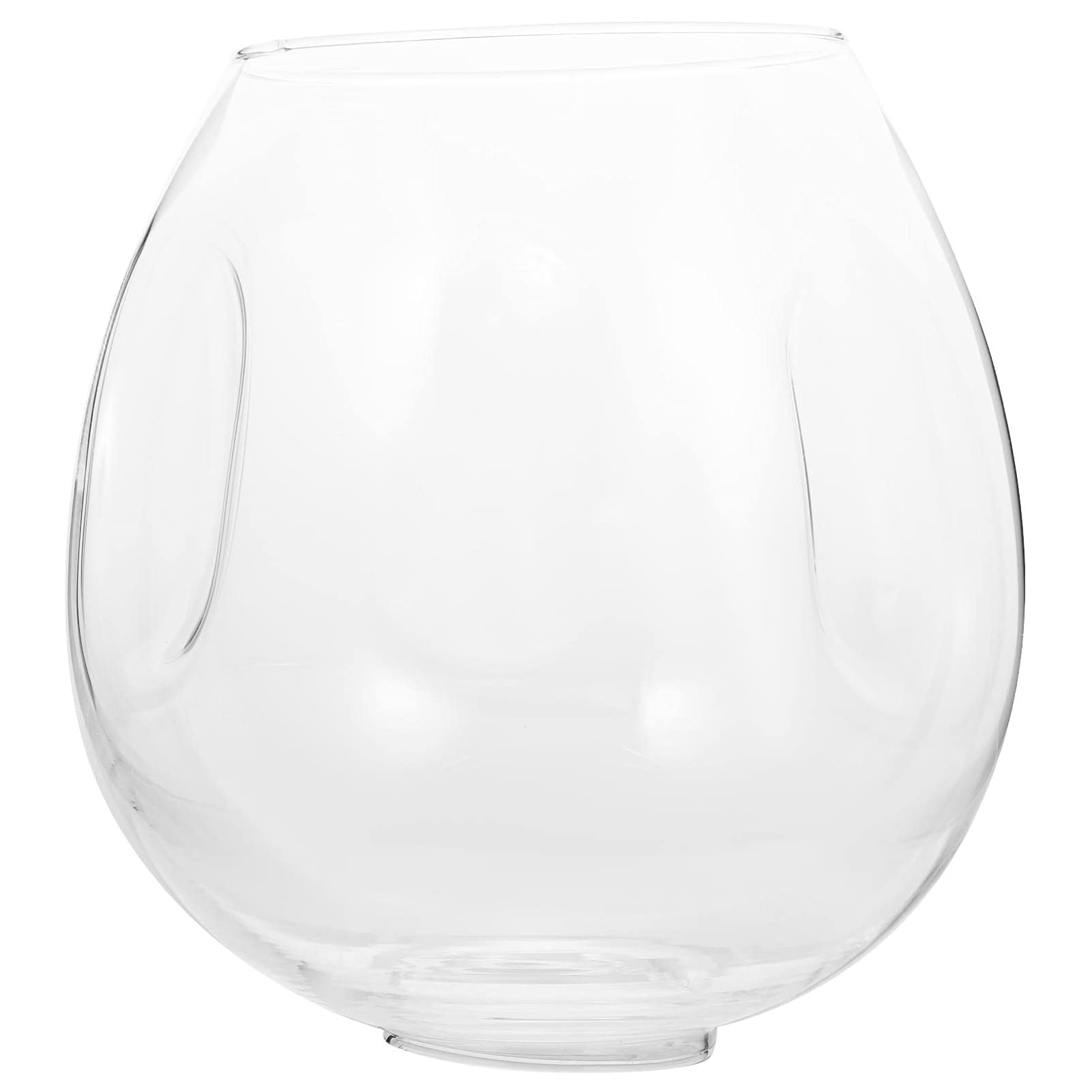 Luxshiny Glass Globe Lamp Shade, Modern Clear Lampshade Glass Light Shade Lighting Fixture Replacement for Table Floor Lamp Chandelier Ceiling Light Bedside Transparent 5CM