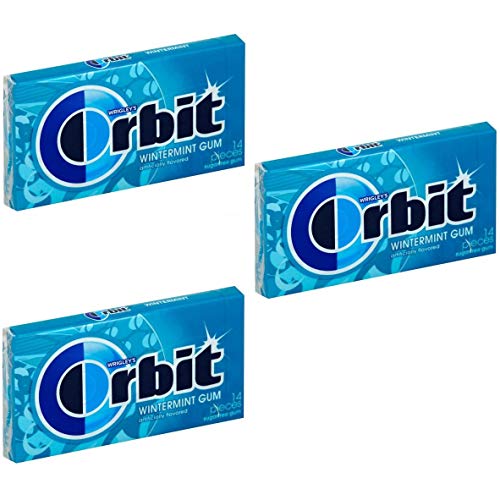 Orbit Gums Variety Pack of 15,Peppermint, Wintergreen, Spearmint