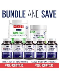 GoBiotix - Multivitamina prebiótica completa – 25 billones de CFU de probióticos por cápsula, mantener y nutrir un cuerpo saludable, refuerzo inmunitario y multivitamina completa, formulado para adultos – 90 cápsulas