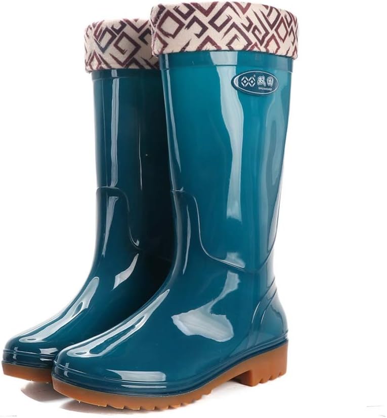 peacock rain boots