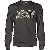 Men's Classic Camouflage Army Military Infantry Long Sleeve T-Shirt