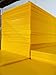 Yard Sign Blanks - Corrugated Plastic 4 Millimeter Yellow Sign Blanks - 18 inches Height x 24 inches Wide Set of 25