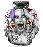 Swag Hoodies Unisex Harajuku Funny Joker Printed 3D Sweatshirt Sportswear Tracksuit