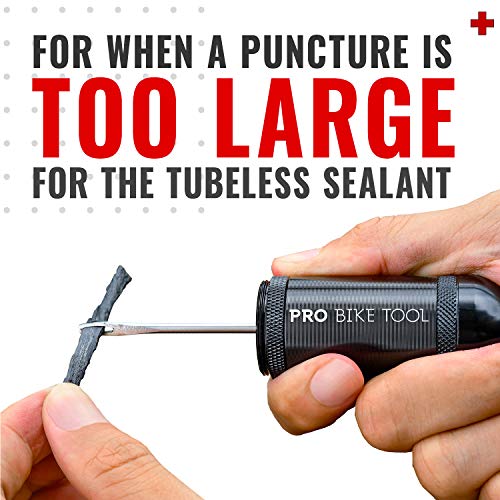 PRO BIKE TOOL Tubeless Bike Tire Repair Kit for MTB and Road Bicycle