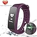 Fitness Tracker Gosund C8 Activity Tracker with Heart Rate Monitoring and Pedometer Call SMS Reminder for Android/IOS