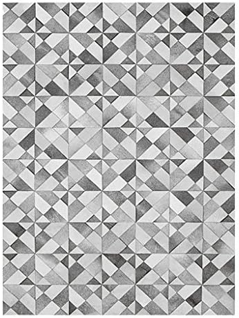 WYNZYDT Rectangular Carpet, Living Room Bedroom Bedside Blanket Black And White Gray Striped Geometric Sofa Coffee Table Mat (color : C, Size : 1.2×1.8m)