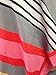 Women's Geometric Striped Print Drape Front Knit Cardigan (M, Red)